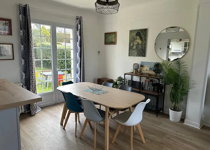 Ferienhaus Le Temps De Vivre - Maison Avec Jardin Proche Deauville