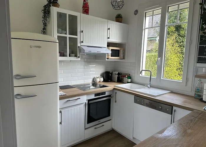 Le Temps De Vivre - Maison Avec Jardin Proche Deauville Casa de Férias Touques